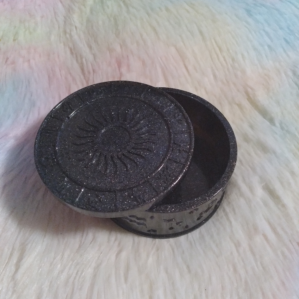 Smokey Colored Trinket Box